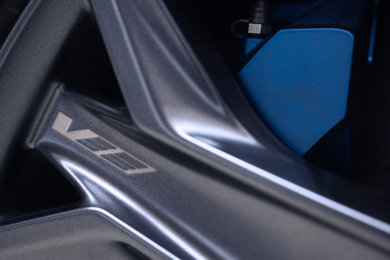 Close-up of the 2026 OPTIQ-V Brembo Performance Front Brakes | Courtesy Cadillac Broussard in Broussard LA